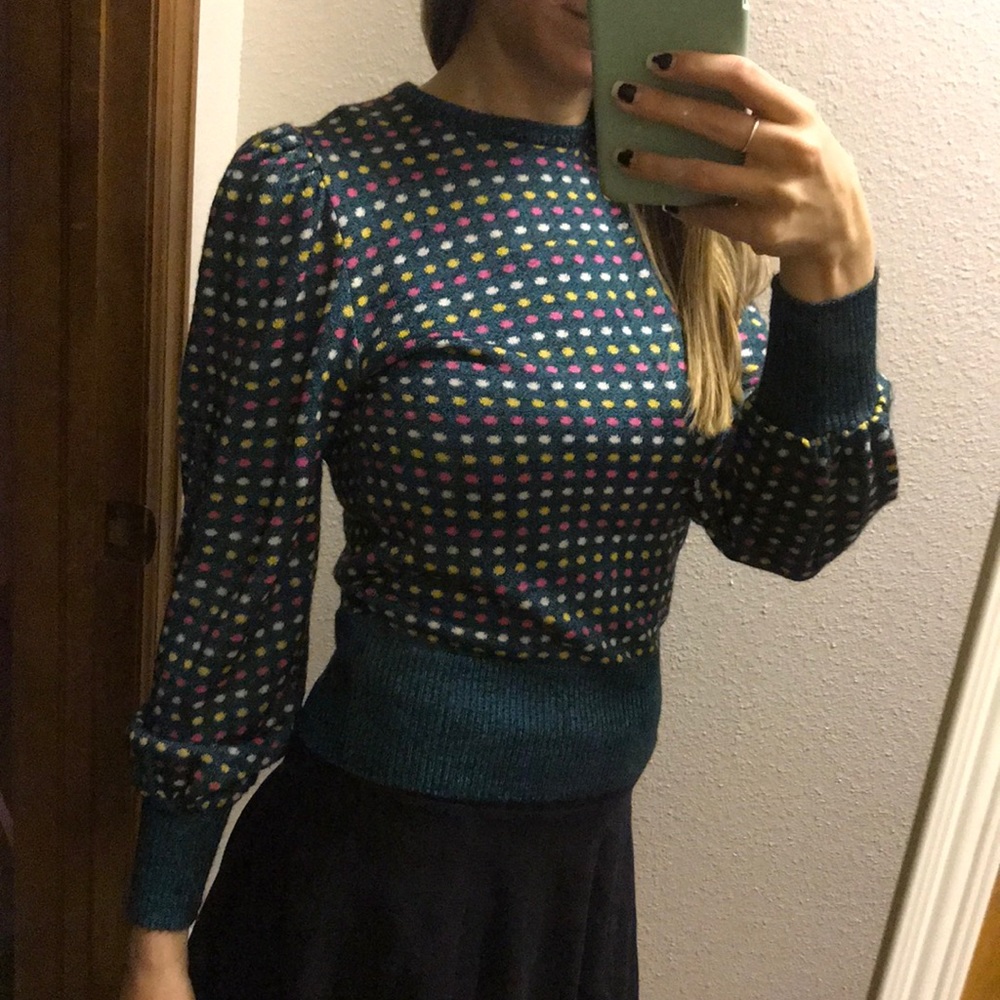 Vintage Shimmer Party Sweater